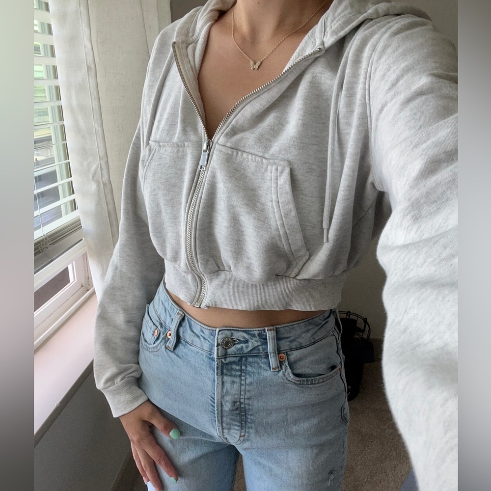 H&M Cropped Jacket + Hood